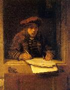 Samuel Dircksz van Hoogstraten Self Portrait oil painting artist